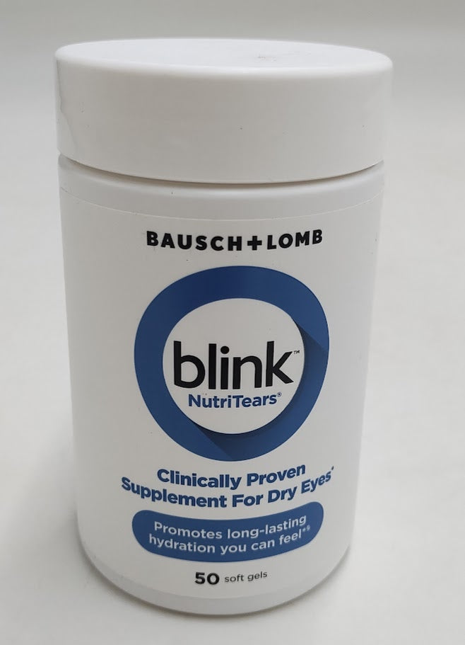 Blink NutriTears Supplement for Dry Eyes Softgels - 50ct EXP:05/2026