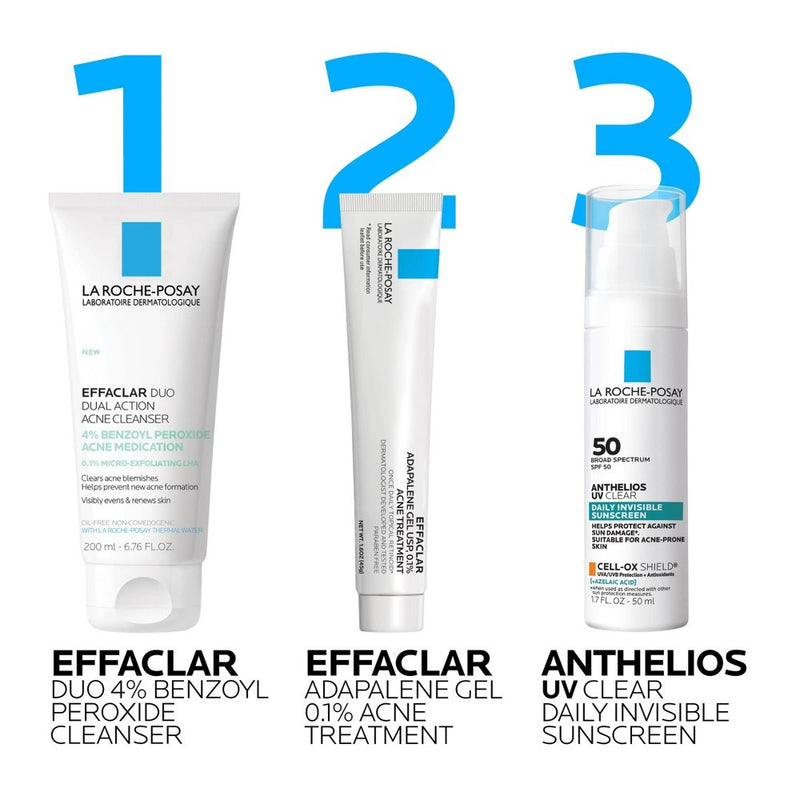 La Roche Posay Effaclar Duo Dual Action Acne Cleanser - 6.7 fl oz.EXP 10/26.