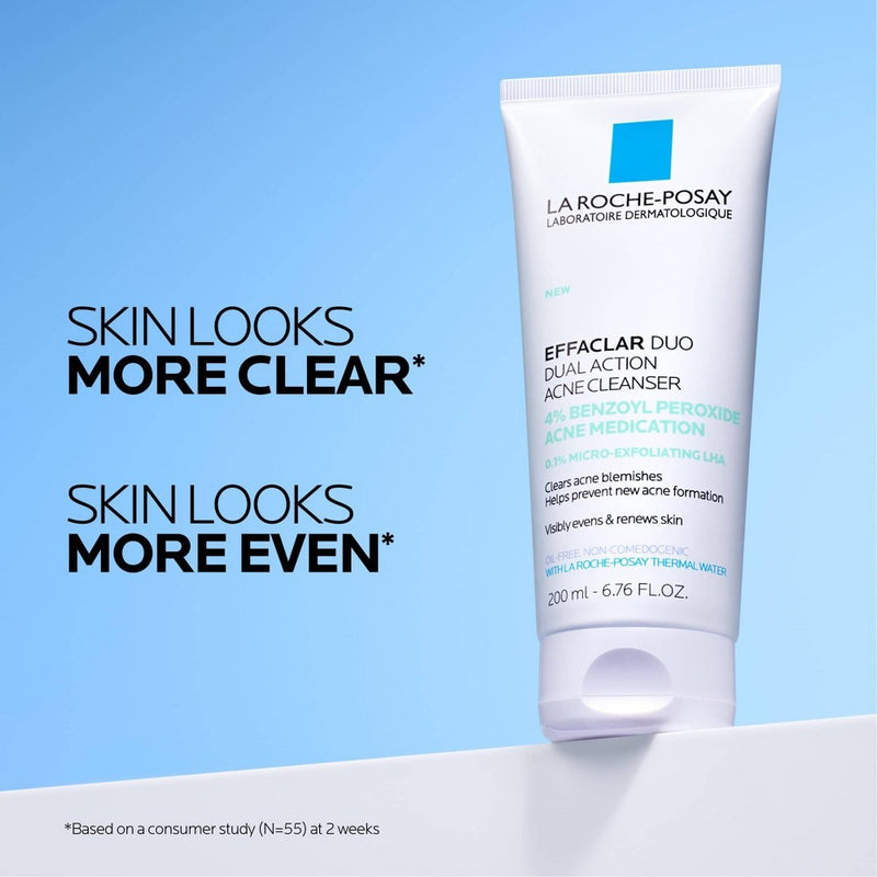 La Roche Posay Effaclar Duo Dual Action Acne Cleanser - 6.7 fl oz.EXP 10/26.