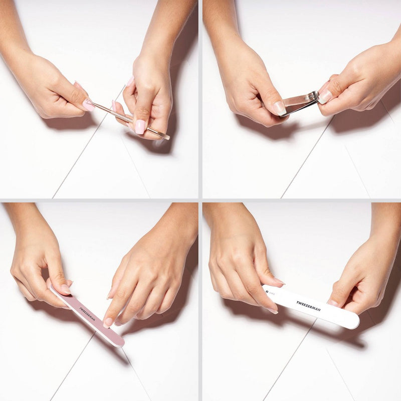 Tweezerman Rose Gold Manicure Kit - 4pc