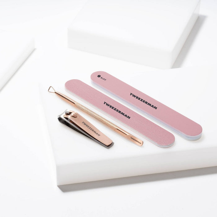 Tweezerman Rose Gold Manicure Kit - 4pc