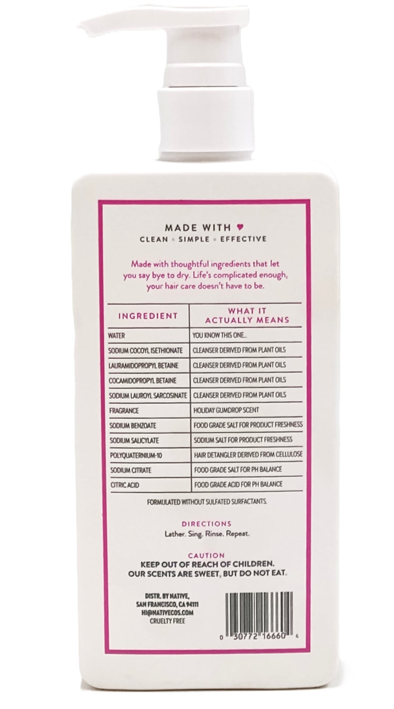 Native Limited Edition Holiday Gumdrop Moisturizing Shampoo - 16.5 fl oz