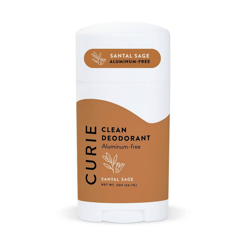 Curie Aluminum Free Deodorant Stick - Santal Sage - 2oz