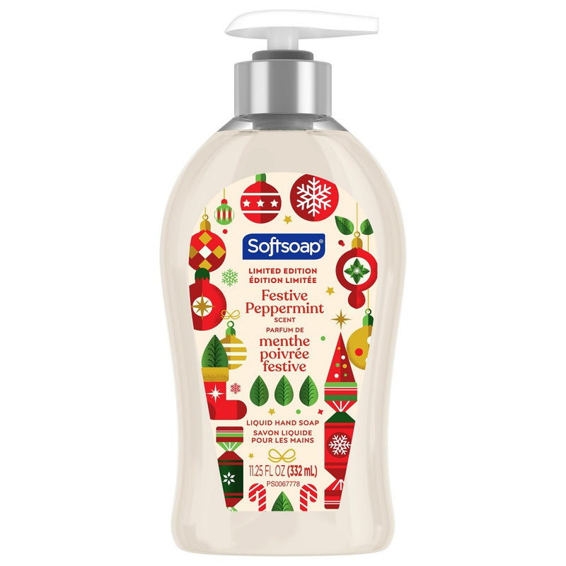 Softsoap Holiday Seasonal Hand Soap - Peppermint - 11.25 fl oz