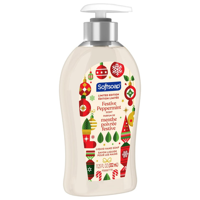 Softsoap Holiday Seasonal Hand Soap - Peppermint - 11.25 fl oz