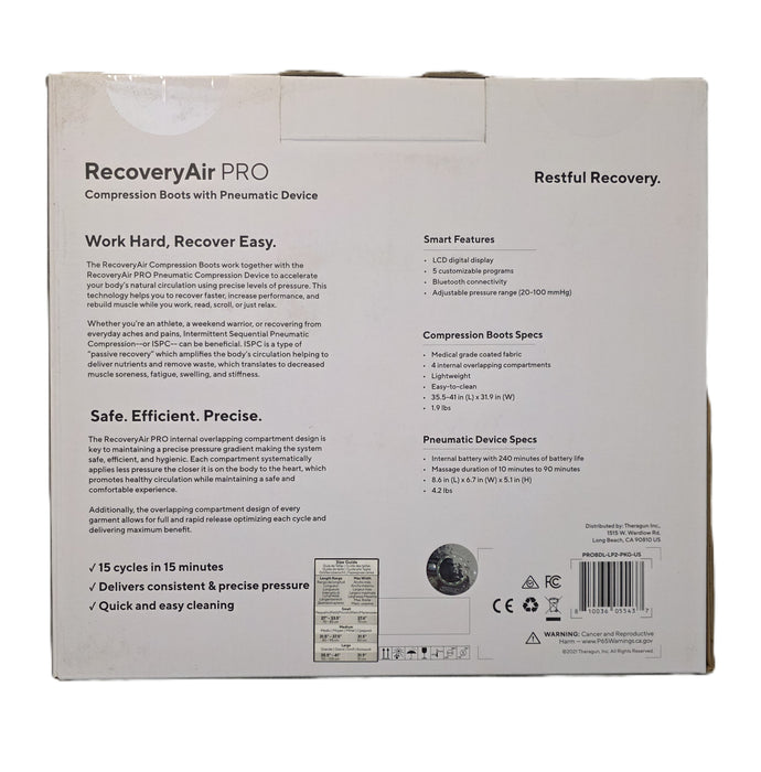Therabody RecoveryAir PRO - Large
