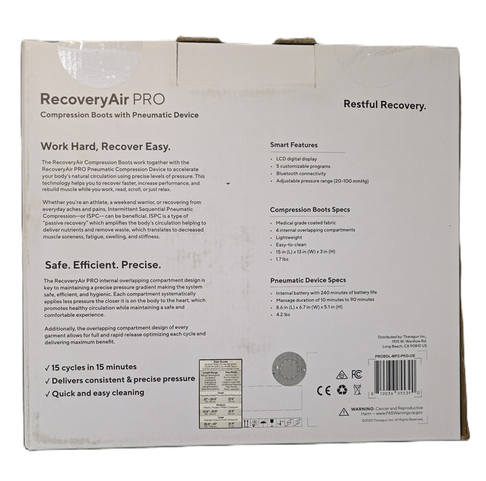 Therabody RecoveryAir PRO - Medium
