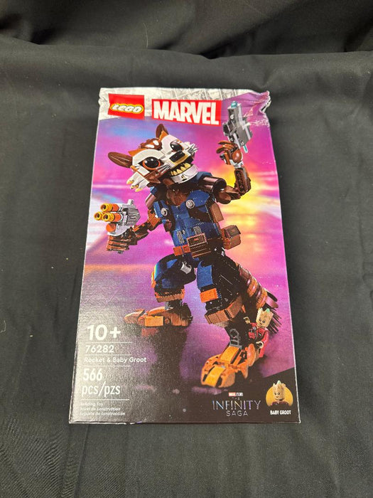 LEGO Marvel Rocket & Baby Groot Minifigure Building Toy 76282.SEE DETAILS