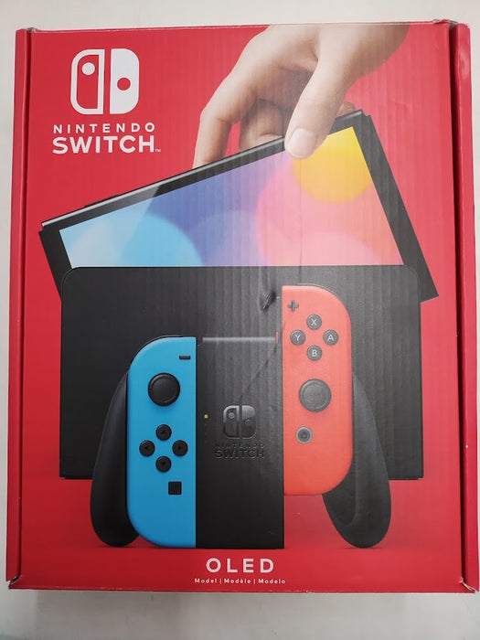 Nintendo Switch - OLED Model with Neon Red & Neon Blue Joy-Con SEE DETAILS