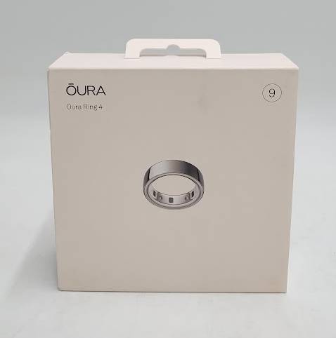 Oura Ring 4 Silver - Size 9 **BRAND NEW, OPEN BOX**