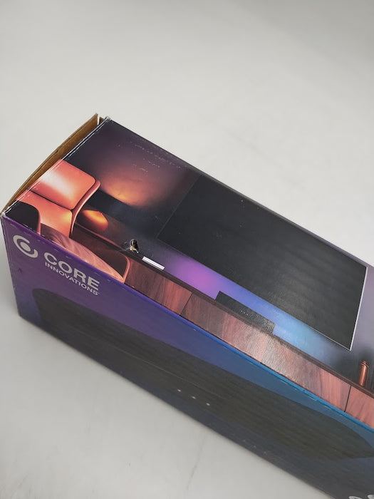 Core Innovations 80-Mile Indoor Antenna Bar with LED Lighting.SEE DETAILS.