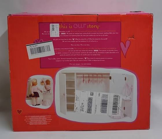 Our Generation Wooden Wardrobe - Closet for 18" Dolls SEE DETAILS (LOCAL PICKUP ONLY)