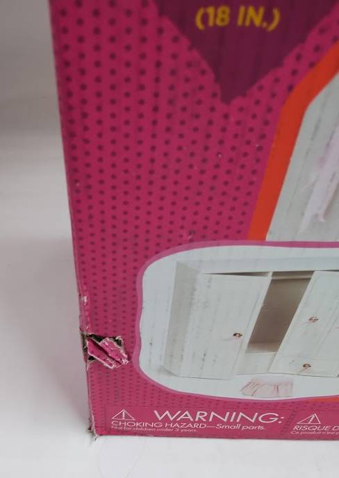 Our Generation Wooden Wardrobe - Closet for 18" Dolls SEE DETAILS (LOCAL PICKUP ONLY)