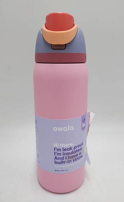 Owala 32oz FreeSip Stainless Steel Water Bottle - Kickflip READ DESCRIPTION