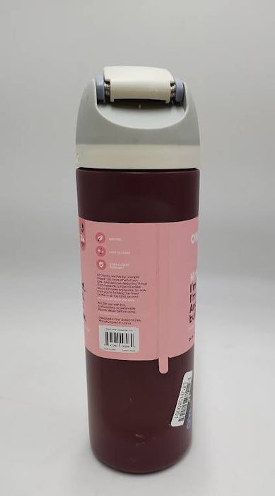 Owala 24oz FreeSip Stainless Steel Water Bottle - Maroon READ DESCRIPTION