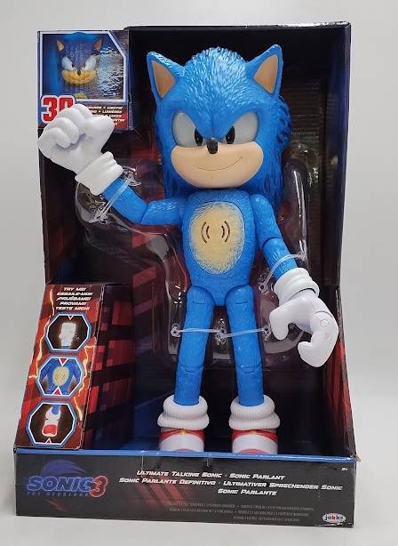 Sonic the Hedgehog 3 Ultimate Talking Sonic Figure.SEE DETAILS.