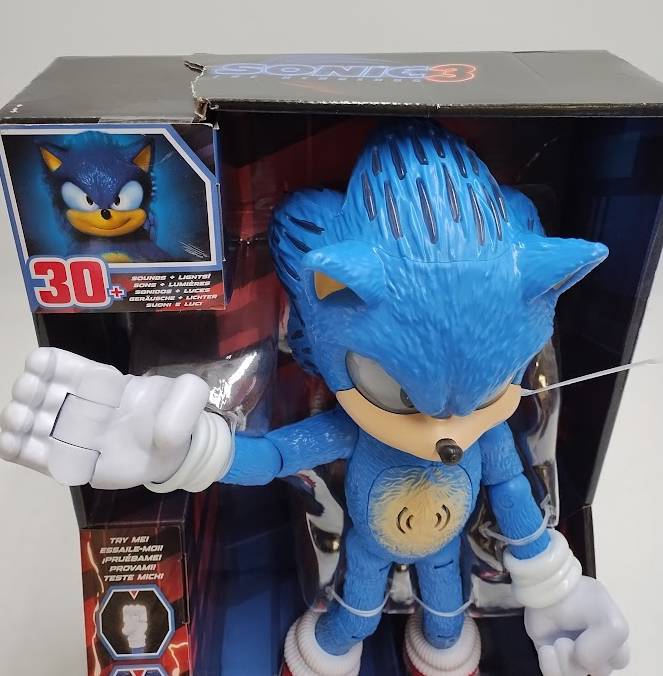 Sonic the Hedgehog 3 Ultimate Talking Sonic Figure.SEE DETAILS.
