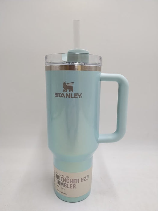 Stanley 40 oz Stainless Steel H2.0 Flowstate Quencher Tumbler Blueberry Milk