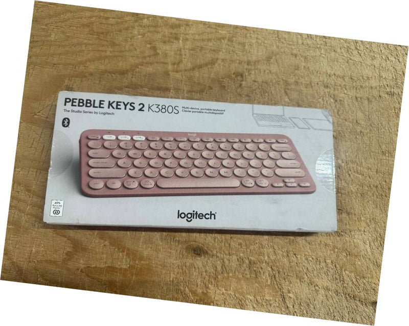 Logitech K380 Multi Device Bluetooth Scissor Keyboard - Pink