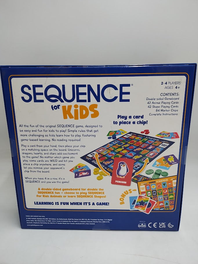 Goliath SEQUENCE for Kids Board Game