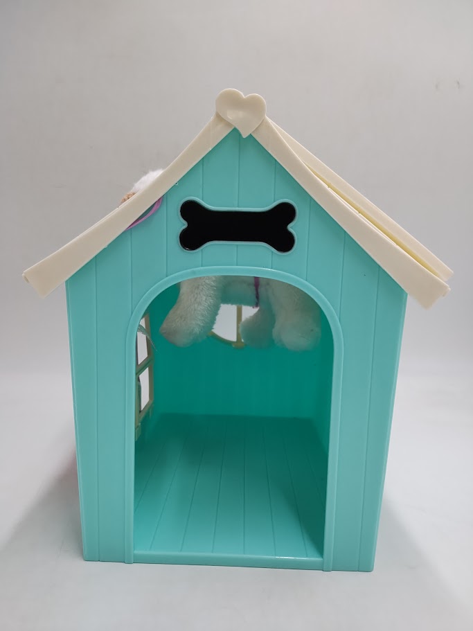 Our Generation Puppy Place Pet Dog Plush & Dog House Accessory Set for 18'' Dolls