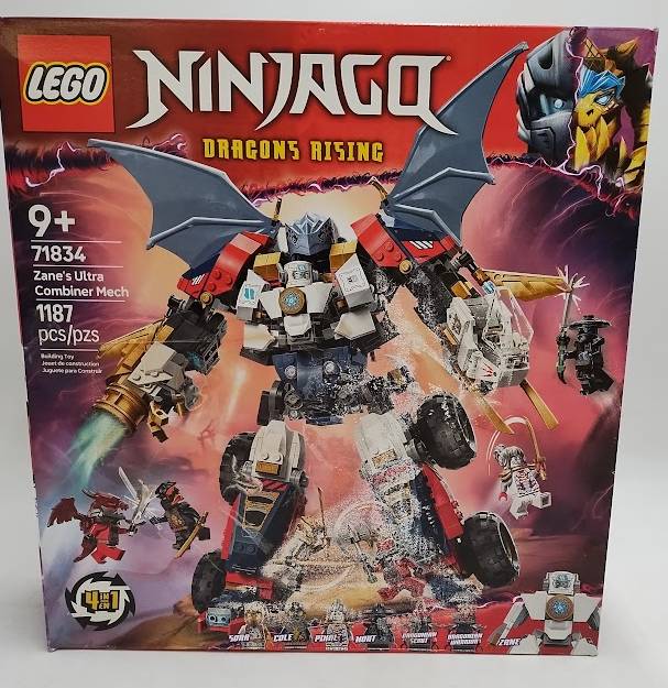 LEGO NINJAGO Zane's Ultra Combiner Mech Ninja 4-in-1 71834 SEE DETAILS OPEN BOX