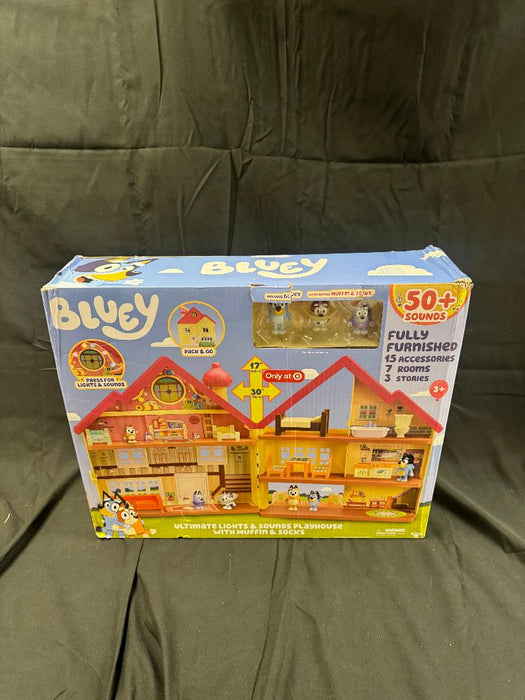 Bluey Ultimate Lights & Sounds Playhouse Muffin & Socks Target Exc. SEE DETAILS