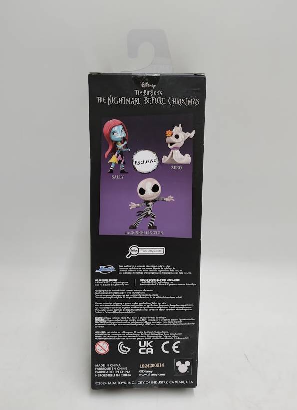 Metalfigs DieCast Nightmare Before Christmas 3-Pack Jack Sally Zero 801310356388