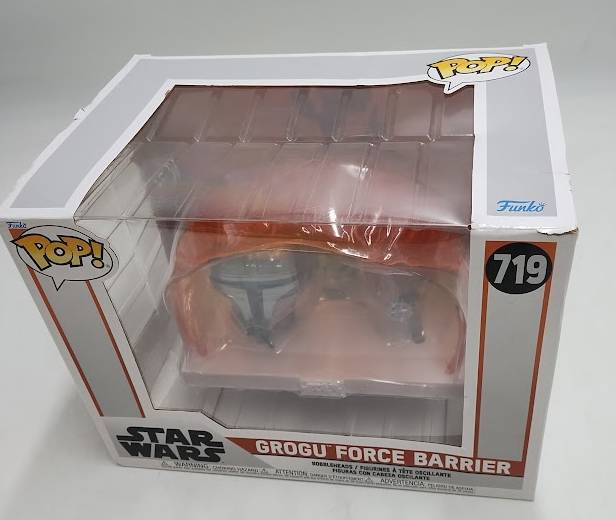 Funko POP! Star Wars Mandalorian Grogu Force Barrier Bobblehead Figures.SEE DETAILS.