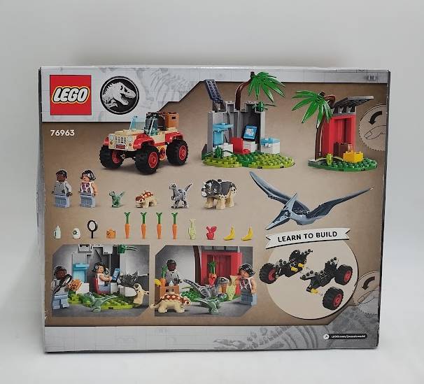 LEGO Jurassic World Baby Dinosaur Rescue Center and Toy Car 76963 SEE DETAILS