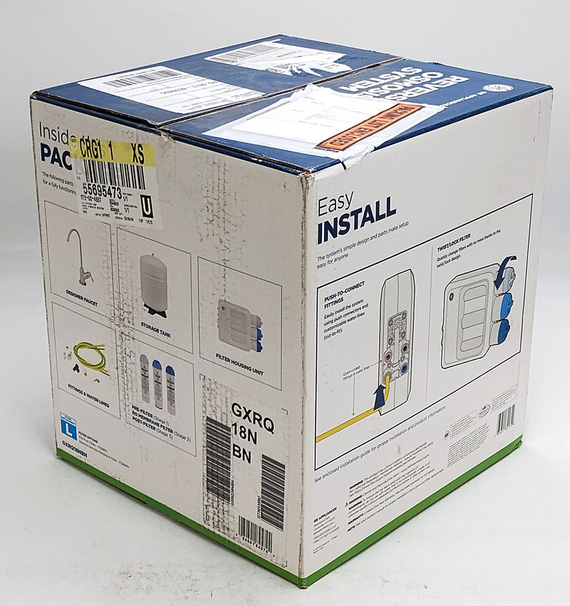 GE Reverse Osmosis System: Undersink Water Filtration
