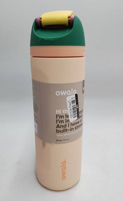 Owala FreeSip 24oz Stainless Steel Water Bottle - Sandy Shores READ DESCRIPTION