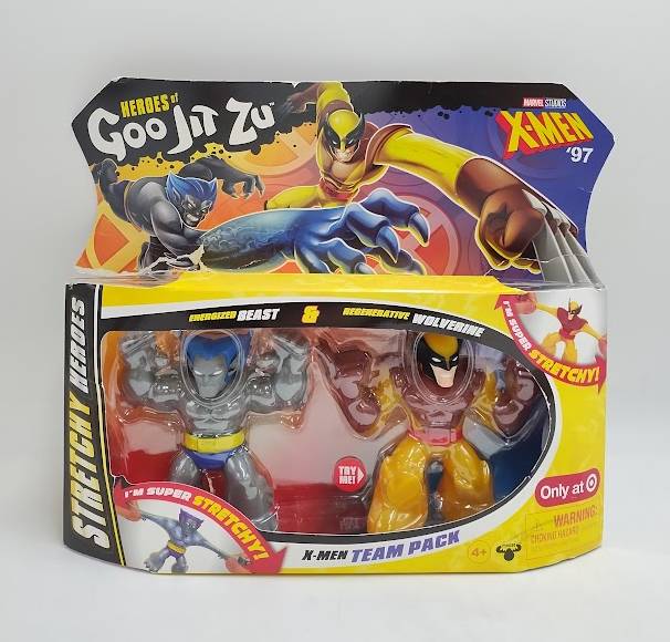 Heroes of Goo Jit Zu X-Men '97 Beast vs Wolverine Figure Set - 2pk SEE DETAILS