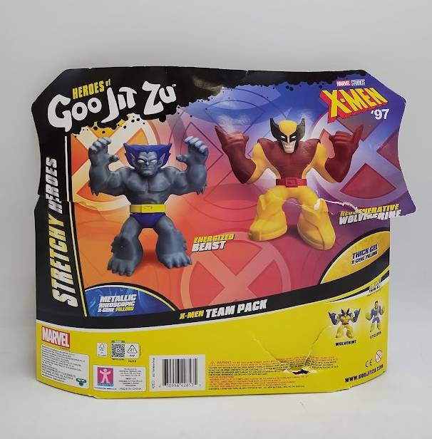 Heroes of Goo Jit Zu X-Men '97 Beast vs Wolverine Figure Set - 2pk SEE DETAILS
