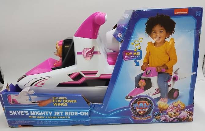 PAW Patrol Skye Fighter Jet Kids' Ride-On Vehicle.SEE DETAILS.