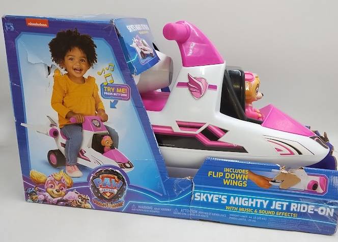 PAW Patrol Skye Fighter Jet Kids' Ride-On Vehicle.SEE DETAILS.