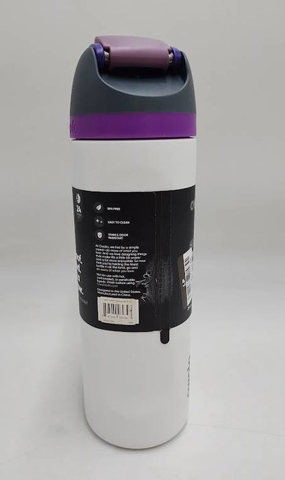 Owala FreeSip 24oz Stainless Steel Water Bottle - Sleek READ DESCRIPTION