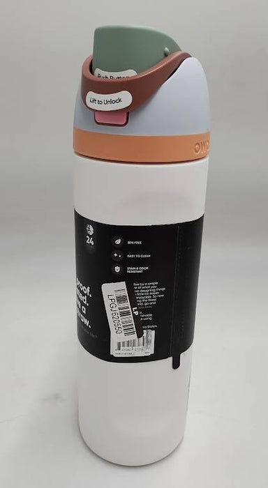Owala FreeSip 24oz Stainless Steel Water Bottle - Sleek READ DESCRIPTION