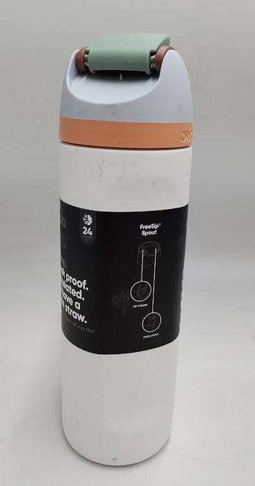 Owala FreeSip 24oz Stainless Steel Water Bottle - Sleek READ DESCRIPTION