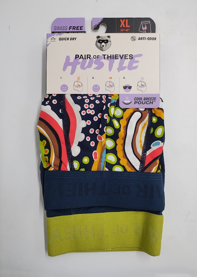 Pair of Thieves Men's Hustle Boxer Briefs 2pk - Amoeba XL
