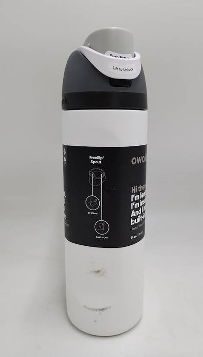Owala FreeSip 24oz Stainless Steel Water Bottle - Sleek READ DESCRIPTION