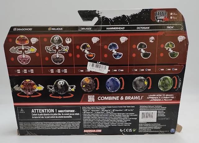 Bakugan Street Brawl Clash Pack Action Figure Set. SEE DETAILS.