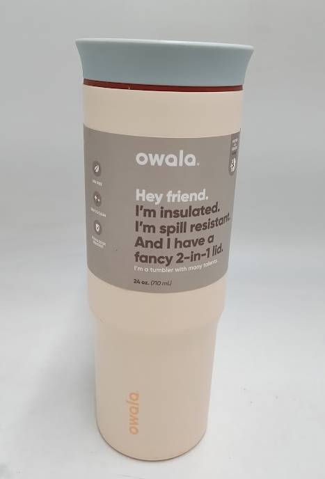 Owala 24oz Stainless Steel Straw Tumbler - Sandy Shores READ DESCRIPTION!!!