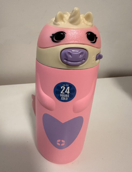 Ello 12oz Stainless Steel Water Bottle Cleo Pink UNICORN