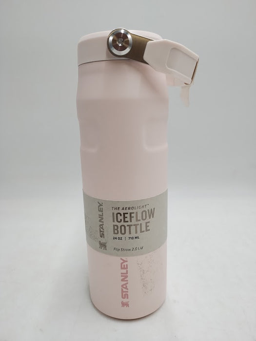 Stanley 24oz Aerolight Flip Straw Water Bottle 2.0 Rose Quartz READ DESCRIPTION