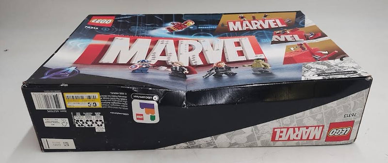 LEGO Marvel Logo & Minifigures Collectible Building Toy 76313.SEE DETAILS.