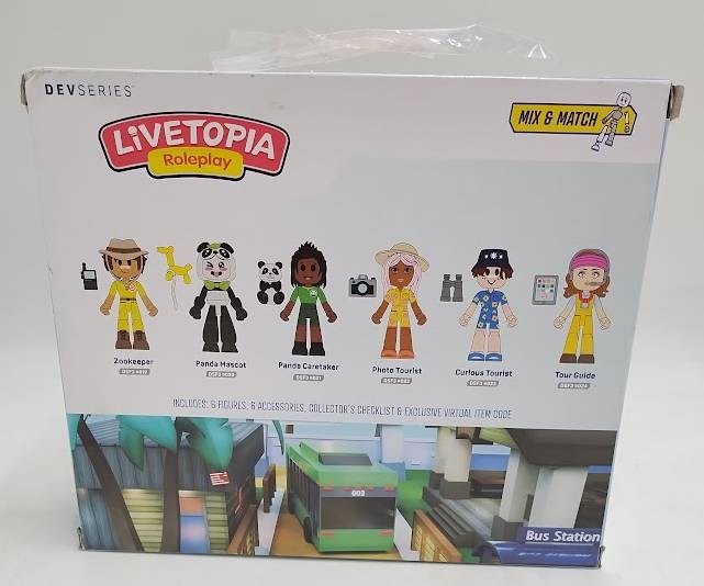 DevSeries Roblox Livetopia: Day at the Zoo Action Figure.SEE DETAILS.