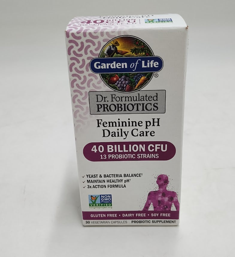 Garden of Life Feminine pH Probiotic Capsules - 30ct 10/2026