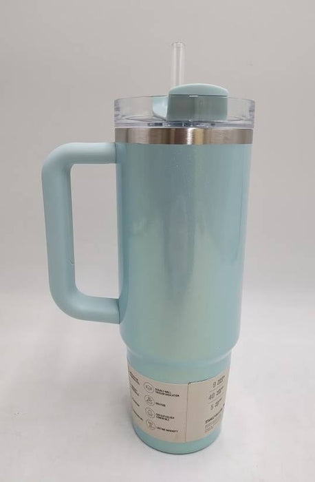 Stanley 30 oz Stainless Steel H2.0 Flowstate Quencher Tumbler Blueberry Milk