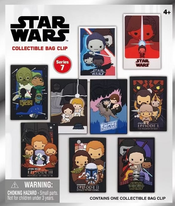 Monogram - Star Wars Posters 3D Foam Bag Clip Series 7 (STYLES VARY)
